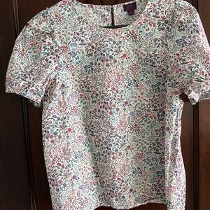 J. Crew Women's Blouse -Liberty fabric